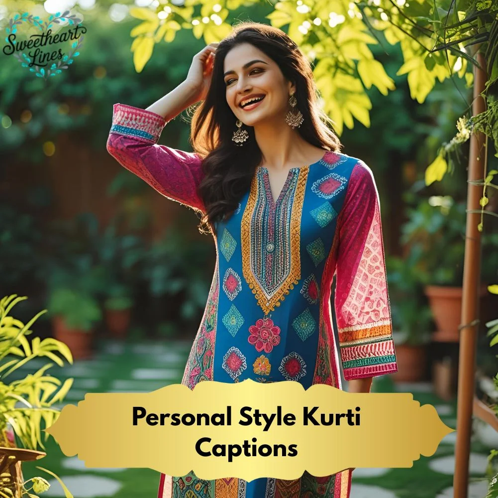Personal Style Kurti Captions