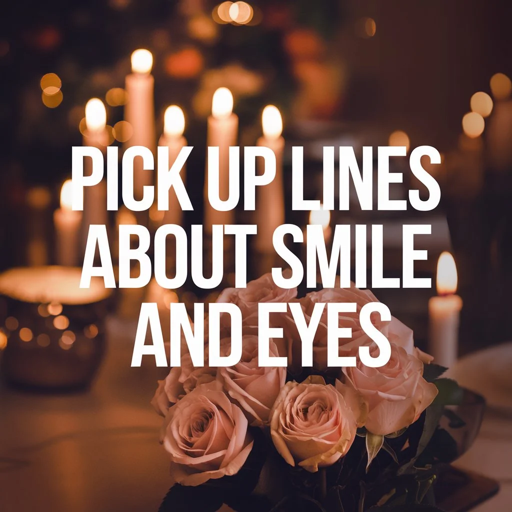 Pick Up Lines About Smile and Eyes