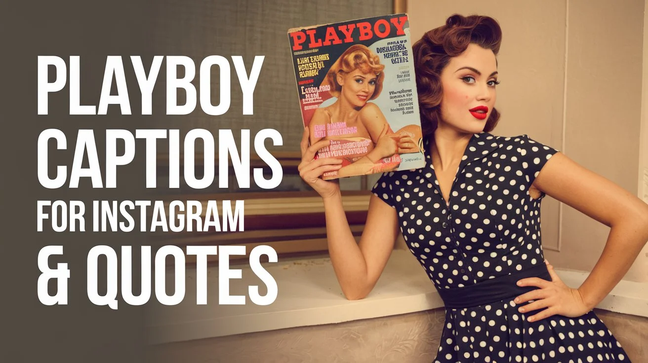 Playboy Captions for Instagram & Quotes