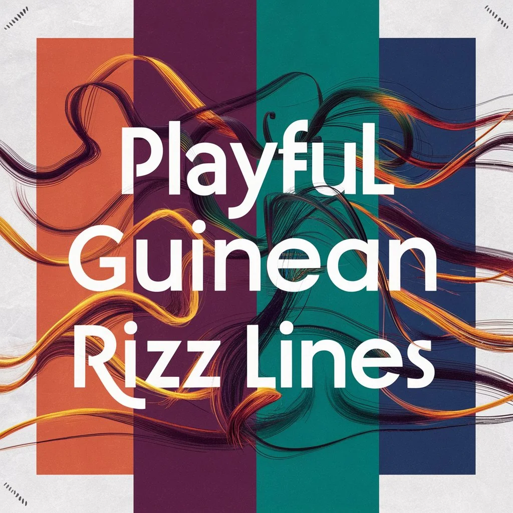 Playful Guinean Rizz Lines
