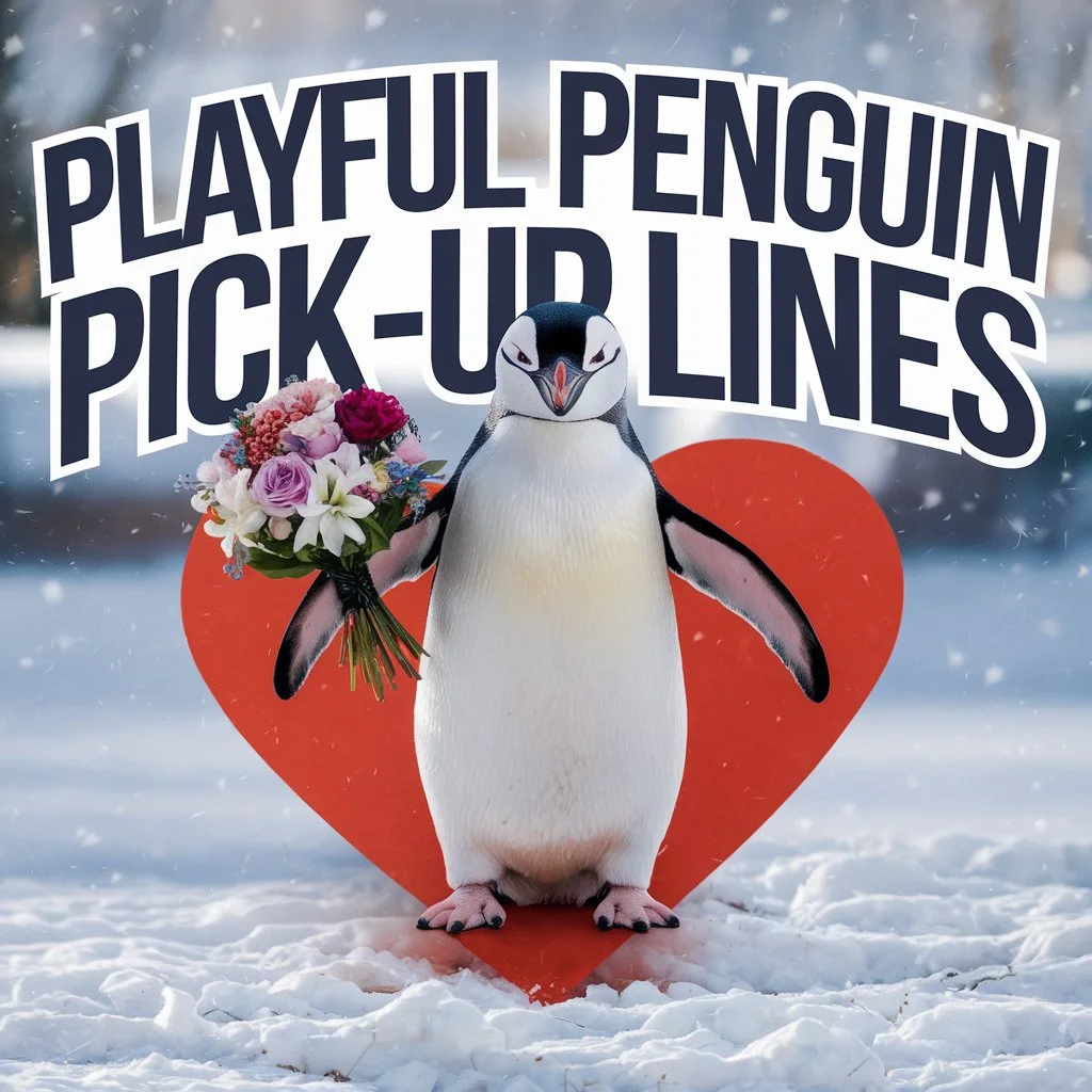 Playful Penguin Pick-Up Lines