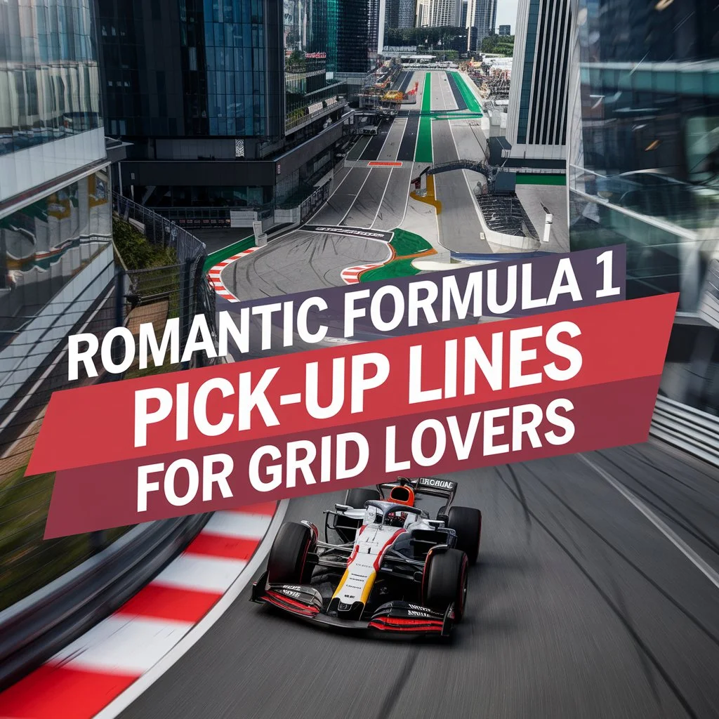 Romantic Formula 1 Pick-Up Lines