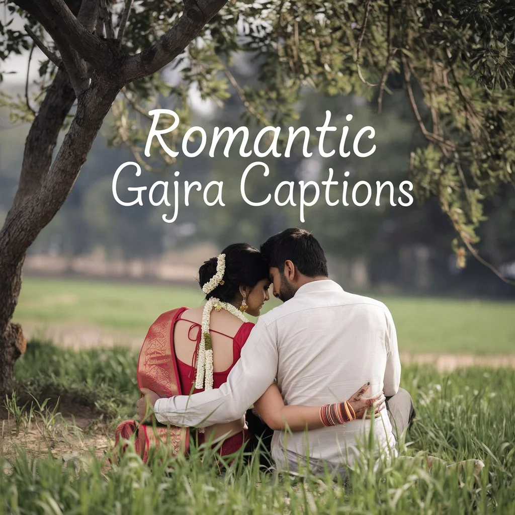 Romantic Gajra Captions