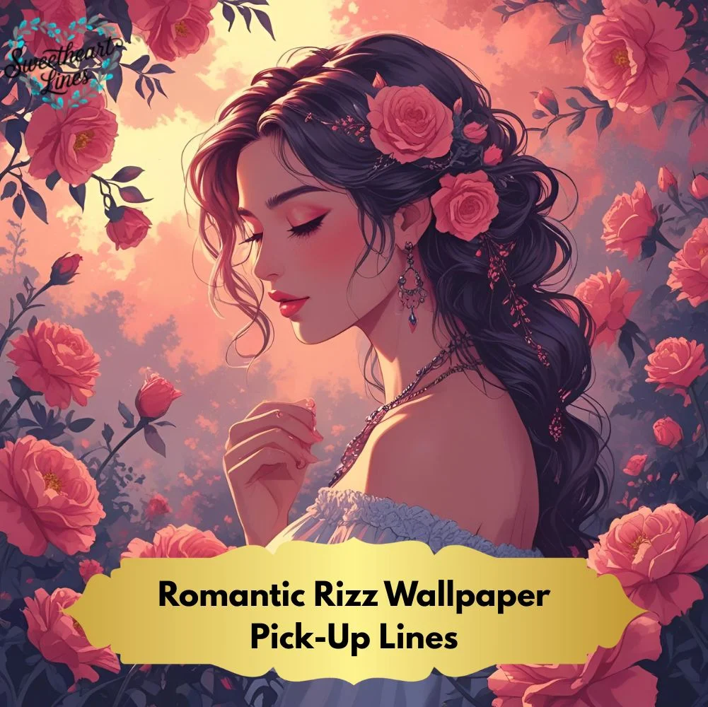 Romantic Rizz Wallpaper Pick-Up Lines