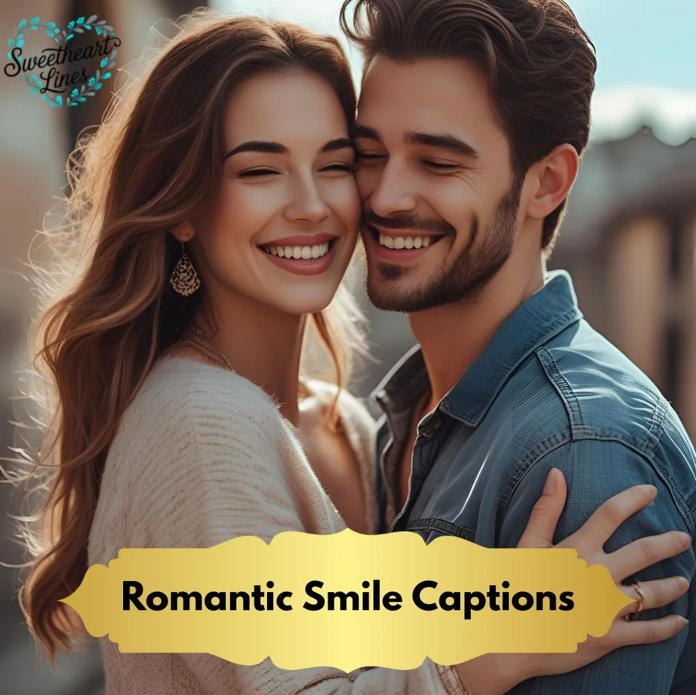 Romantic Smile Captions