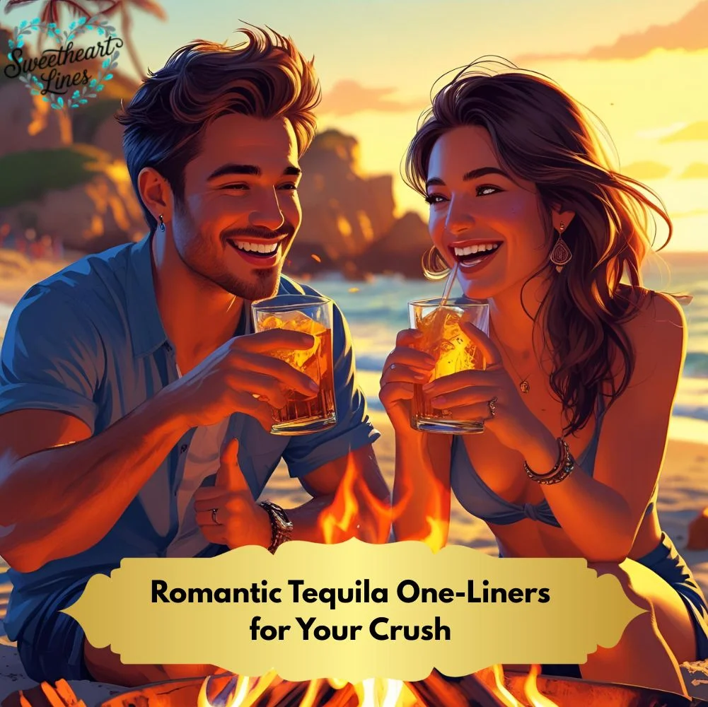 Romantic Tequila One-Liners for Your Crush