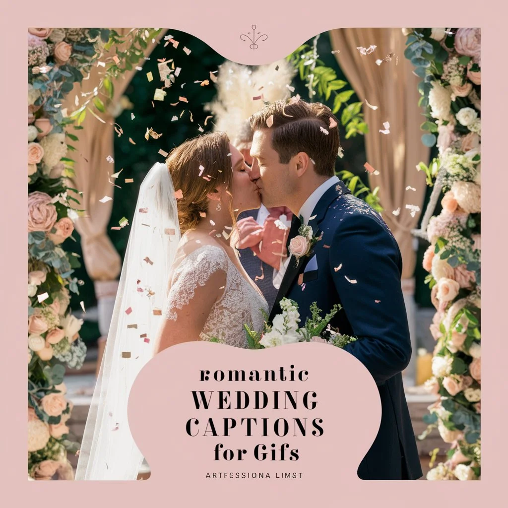 Romantic Wedding Captions for GIFs