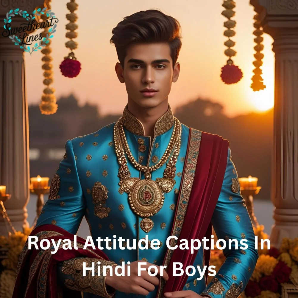Royal Attitude Captions In Hindi For Boys