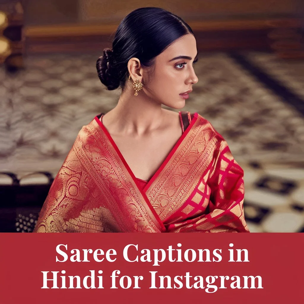 Saree Captions in Hindi for Instagram