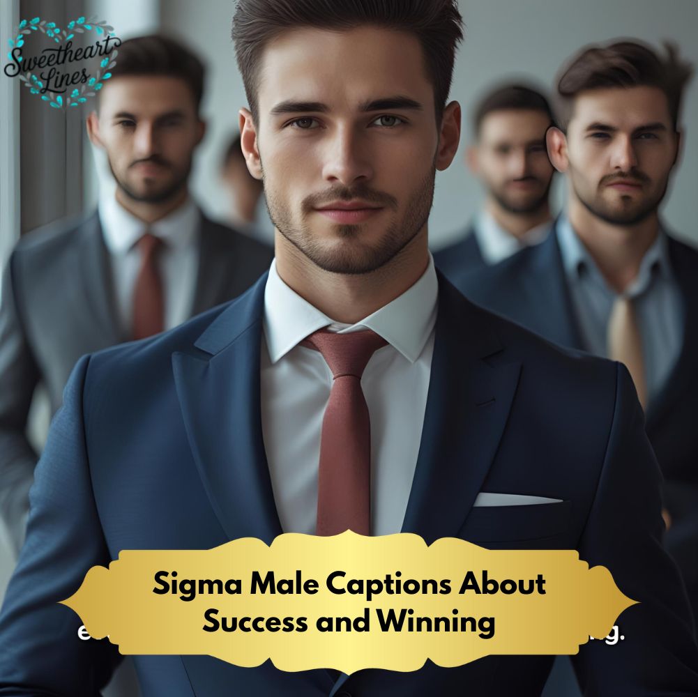 Sigma Male Captions About Success and Winning