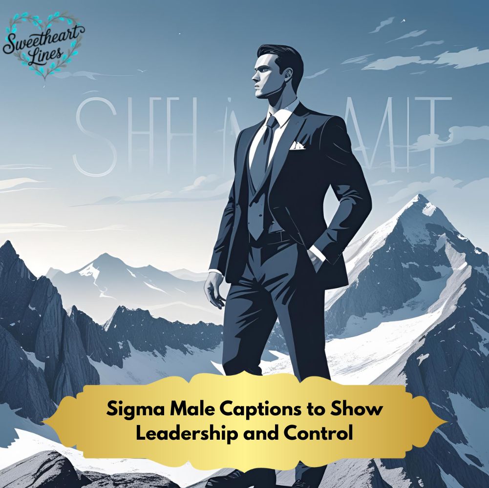 Sigma Male Captions to Show Leadership and Control