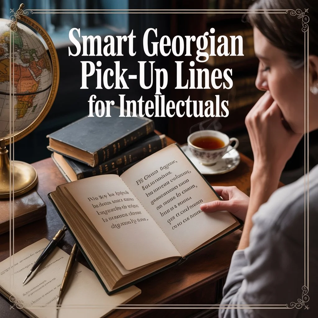 Smart Georgian Pick-Up Lines for Intellectuals