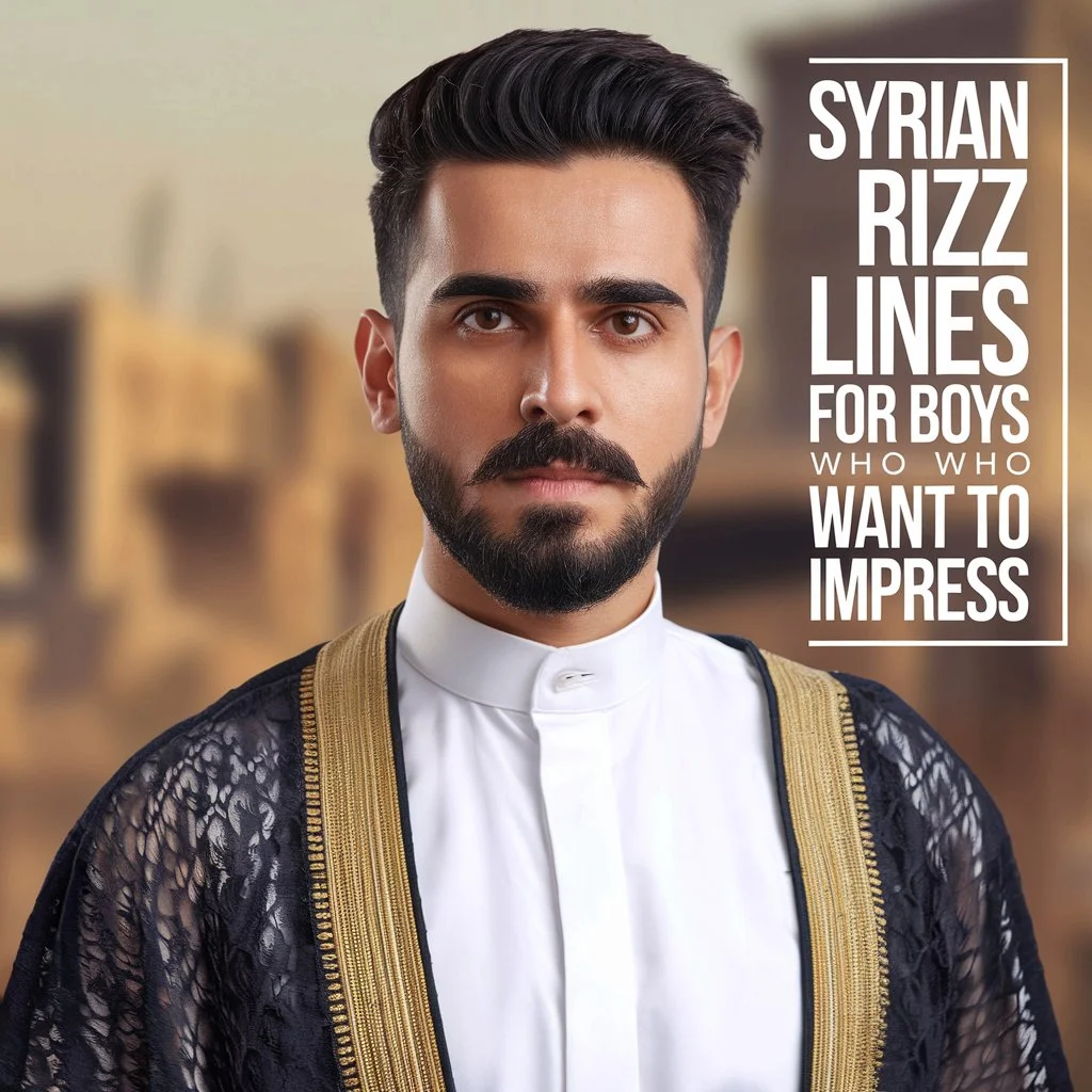Syrian Rizz Lines for Boys Who Want to Impress