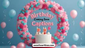 Birthday Coming Soon Captions for Instagram