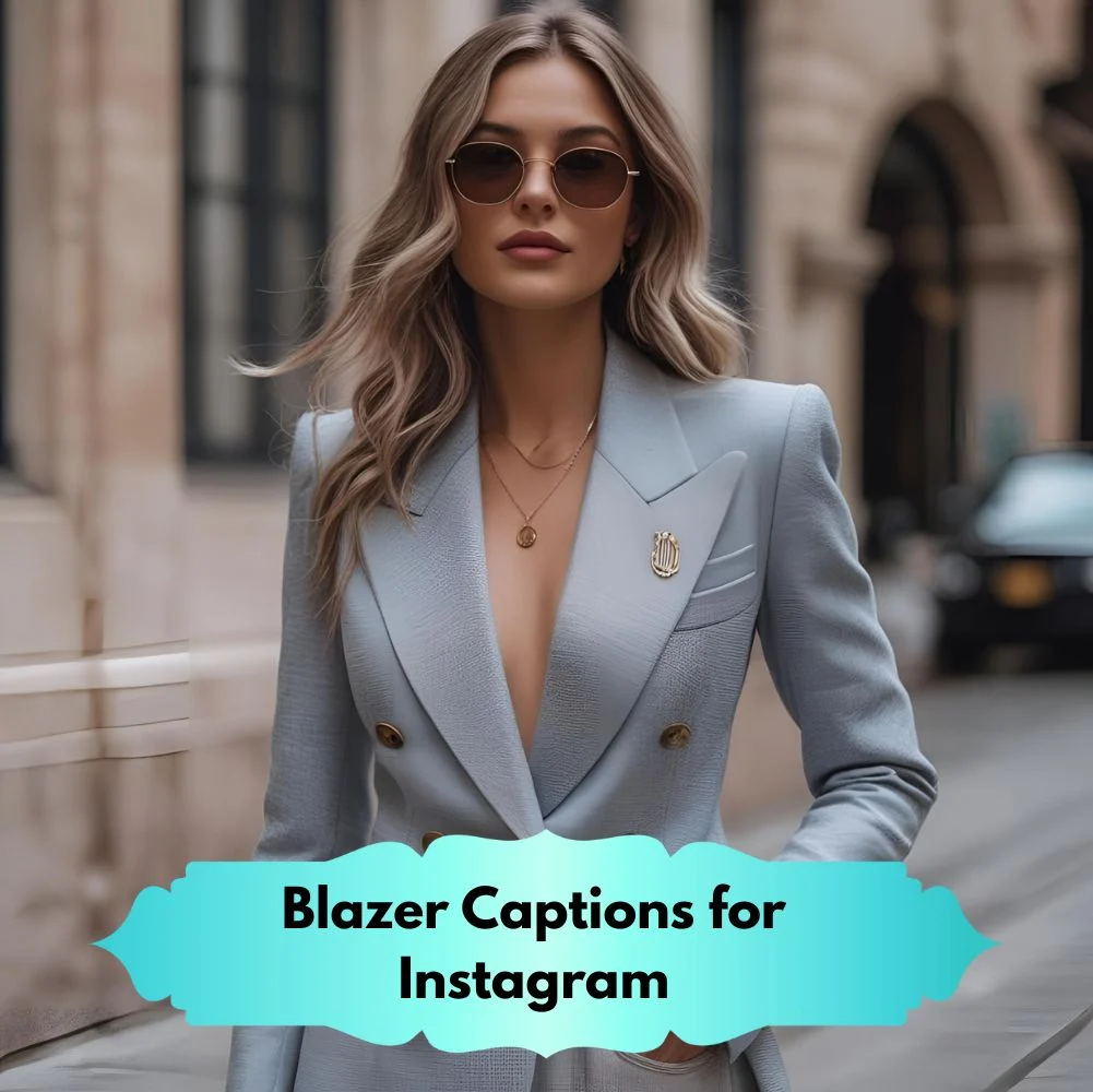 Blazer Captions for Instagram