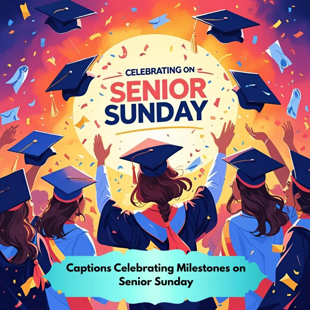 Captions Celebrating Milestones on Senior Sunday