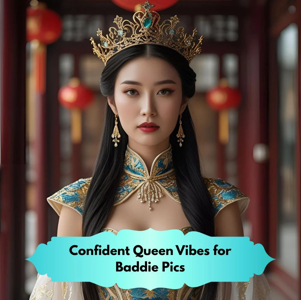 Confident Queen Vibes for Baddie Pics