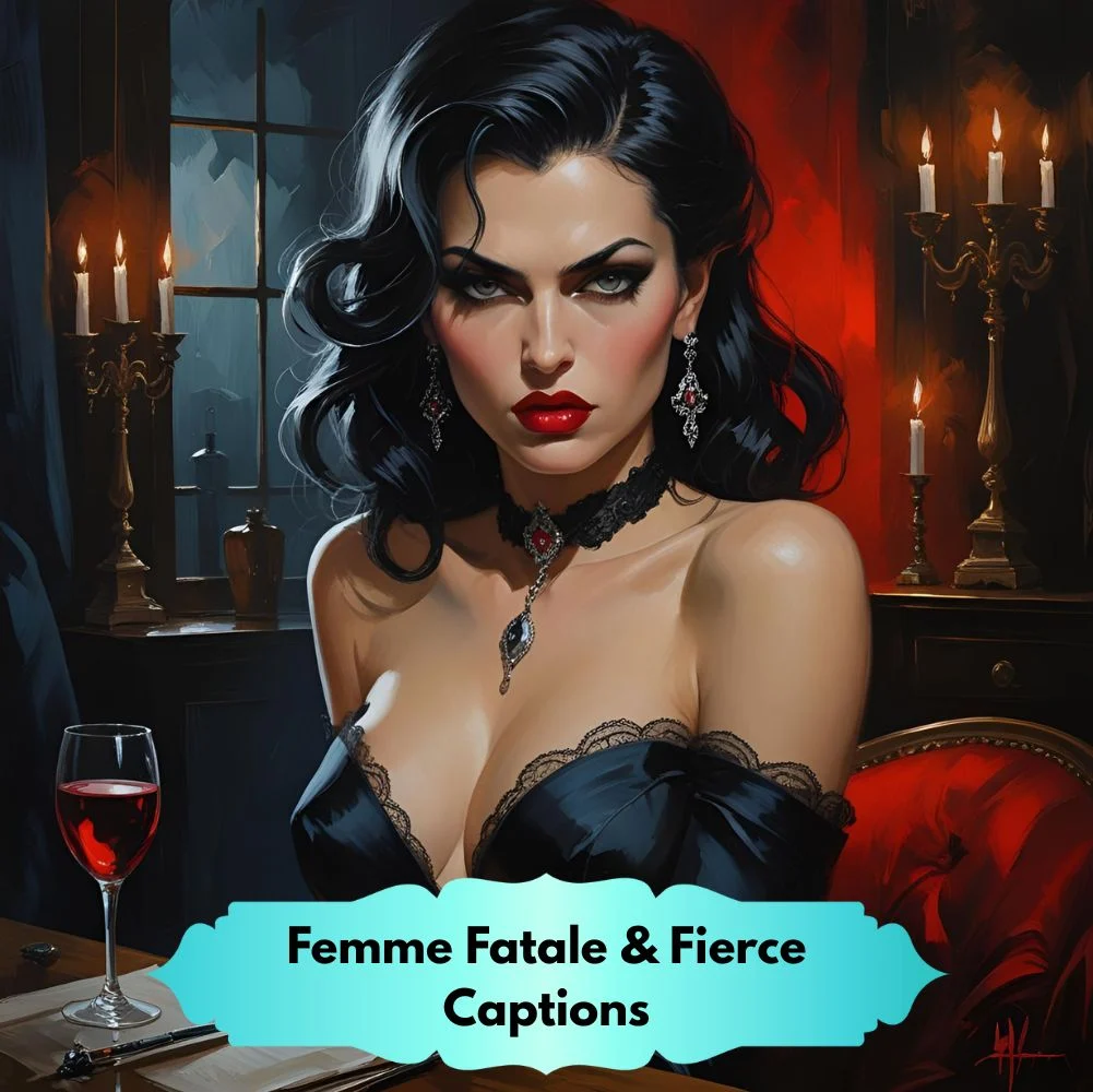 Femme Fatale & Fierce Captions