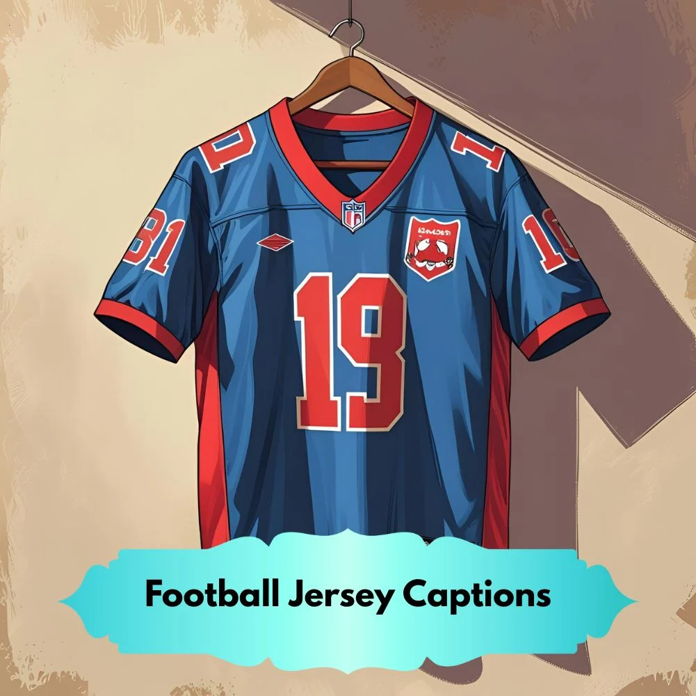 Football Jersey Captions