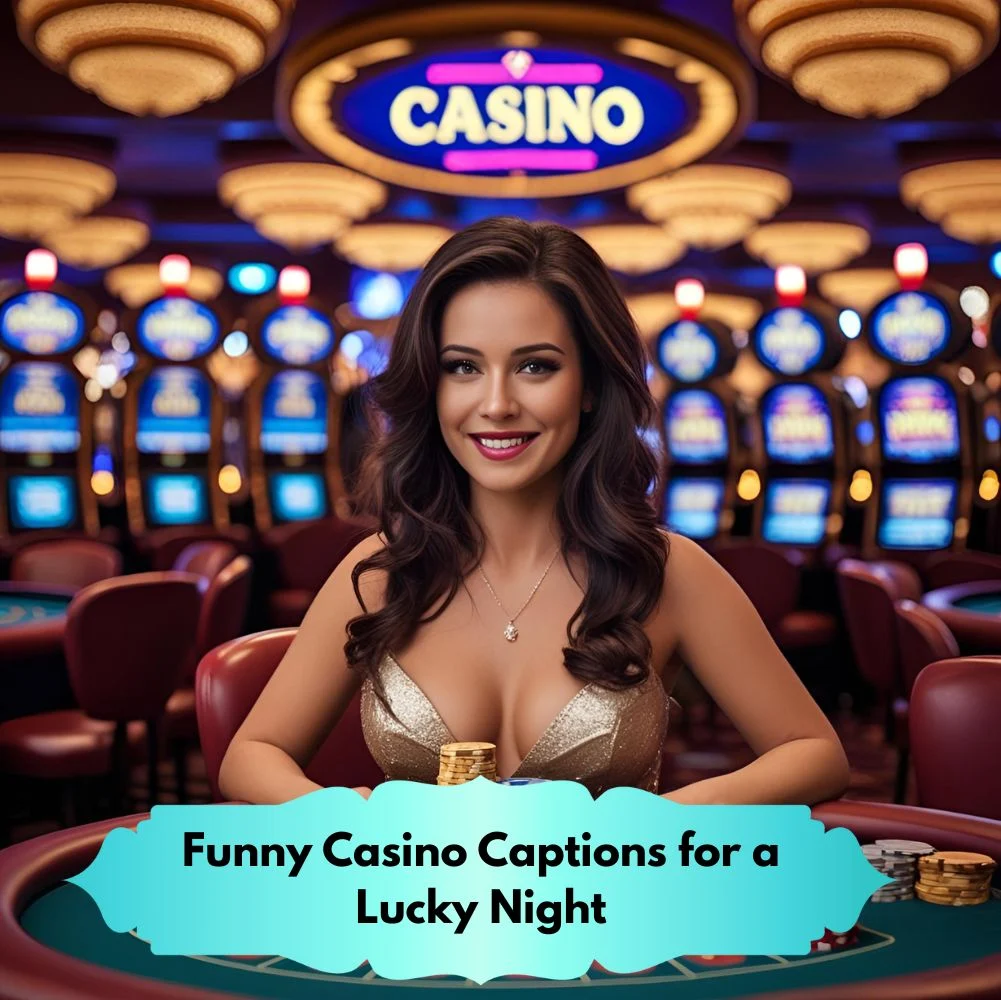 Funny Casino Captions for a Lucky Night