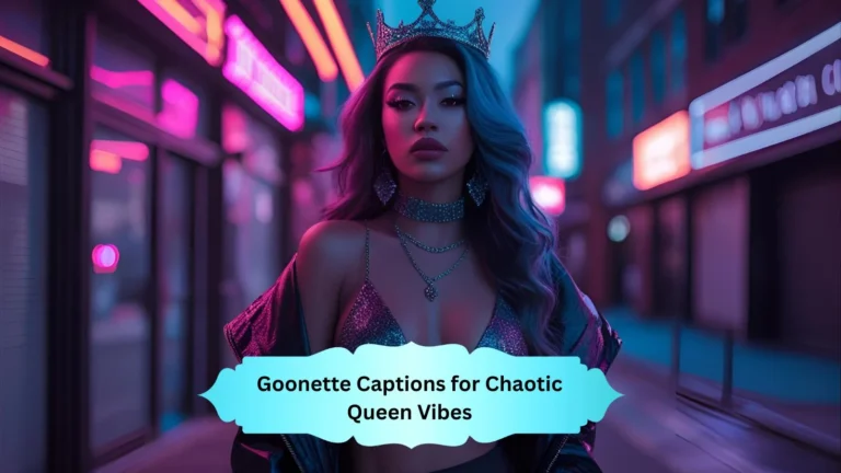 Goonette Captions for Chaotic Queen Vibes