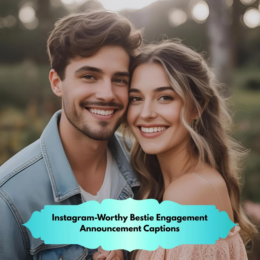 Instagram-Worthy Bestie Engagement Announcement Captions