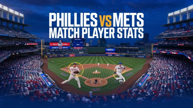 Phillies vs Mets Match Player Stats