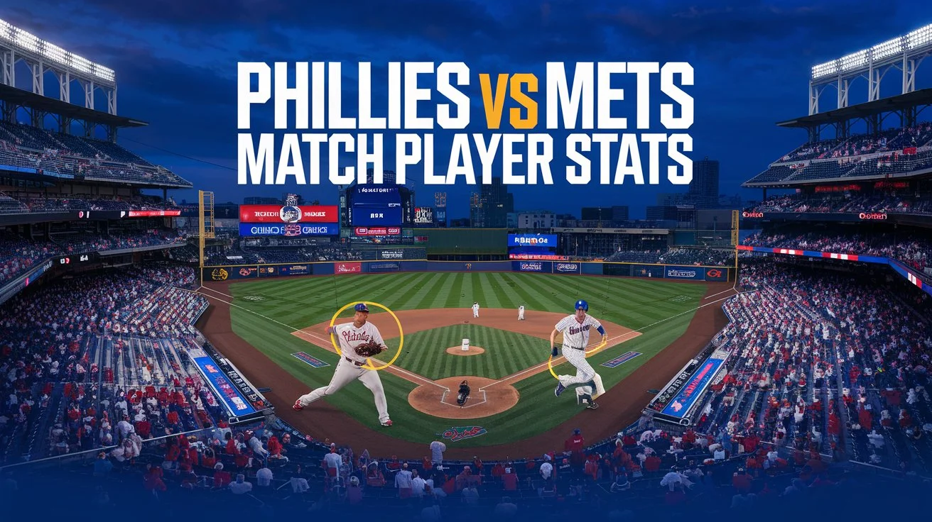 Phillies vs Mets Match Player Stats
