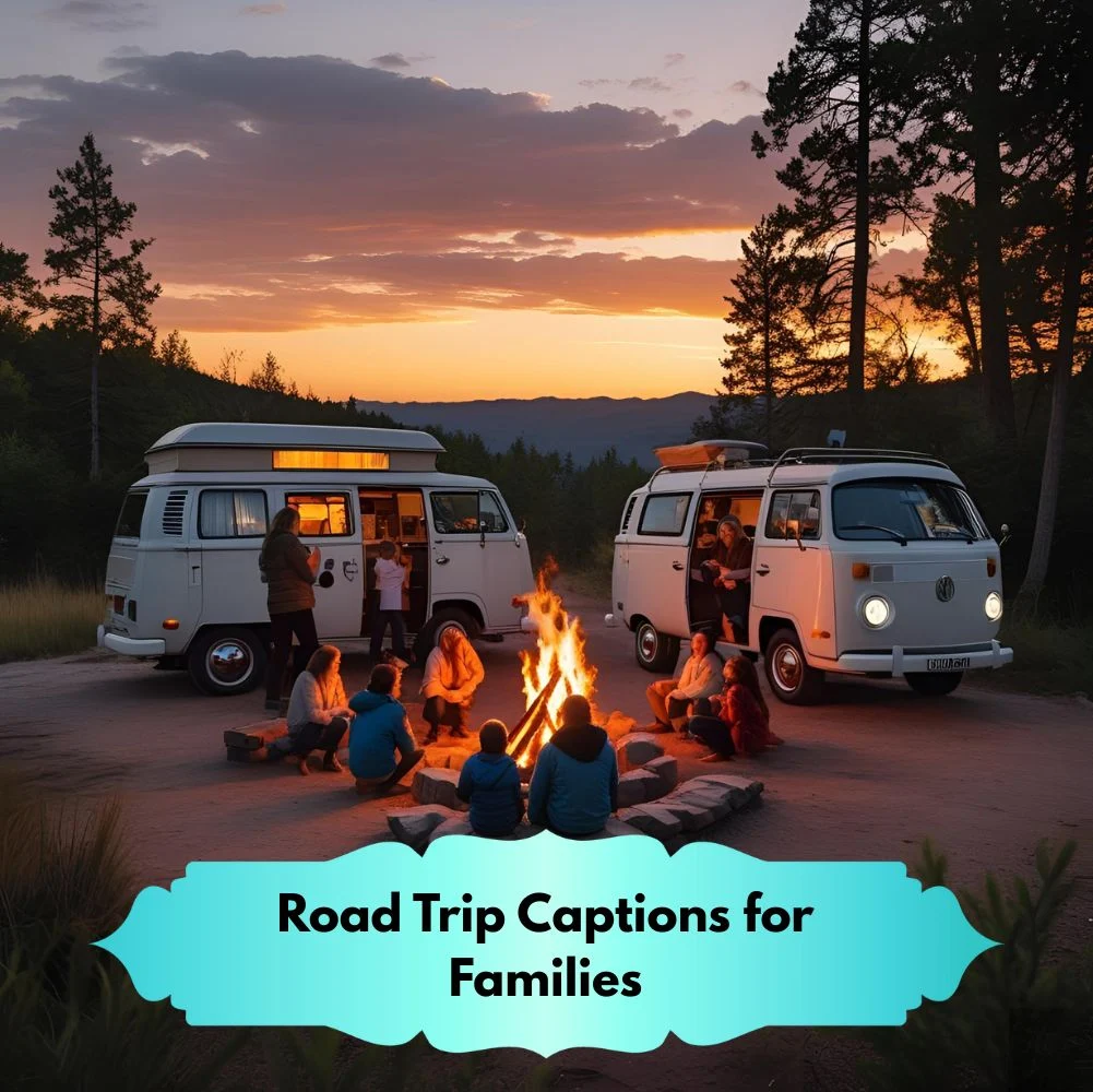 Road Trip Captions for Families