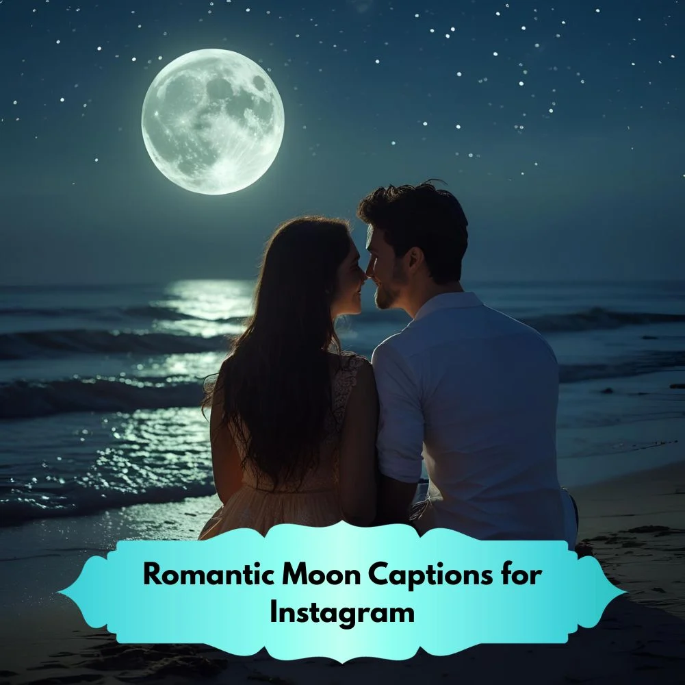 Romantic Moon Captions for Instagram