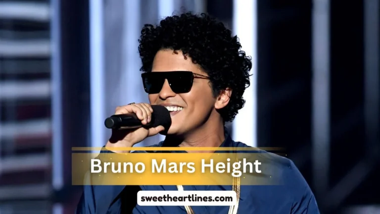 Bruno Mars Height