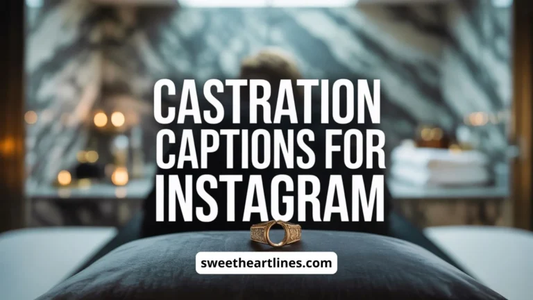 Castration Captions for Instagram