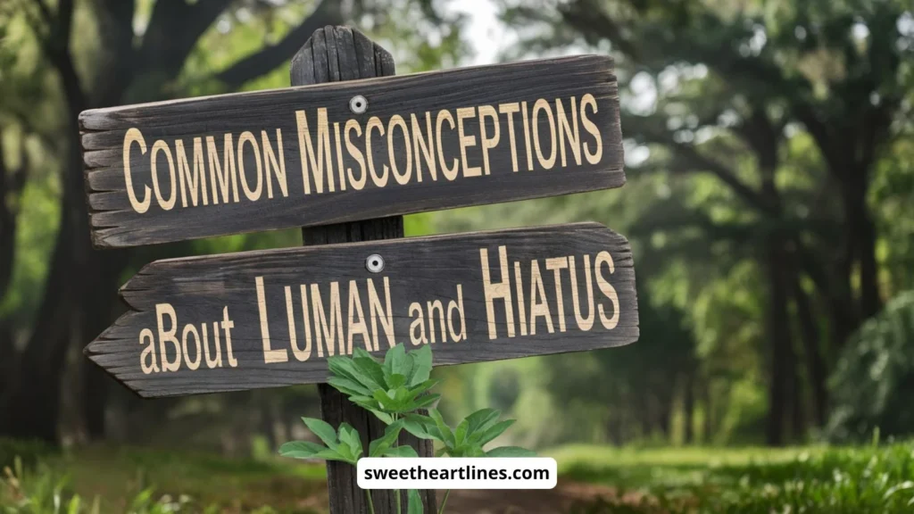 Common Misconceptions About Luman and Hiatus