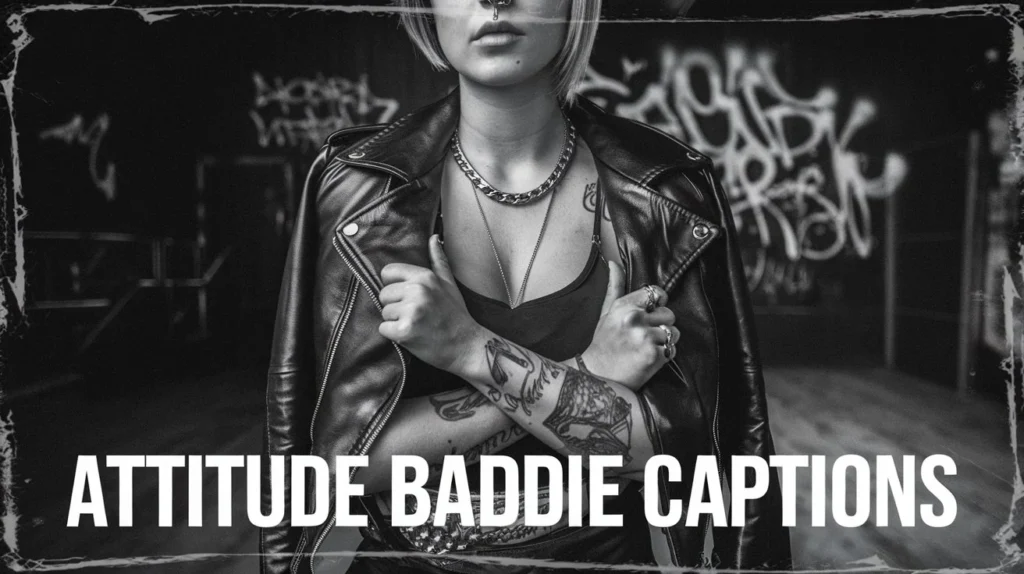 Attitude Baddie Captions