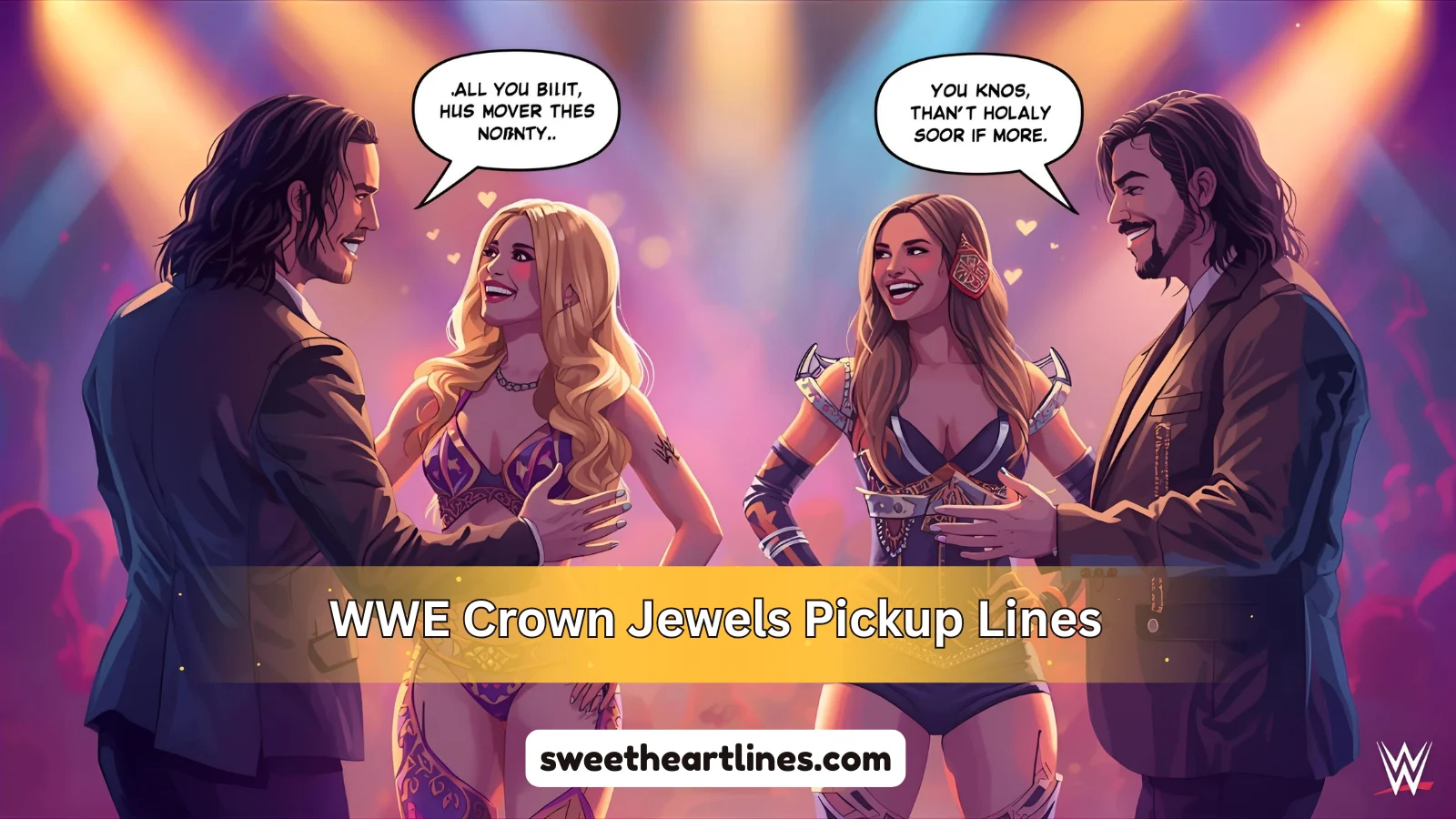 WWE Crown Jewels Pickup Lines
