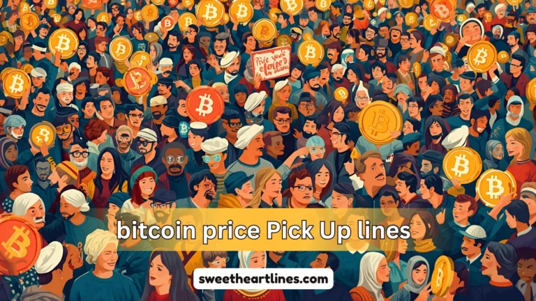bitcoin price Pick Up lines